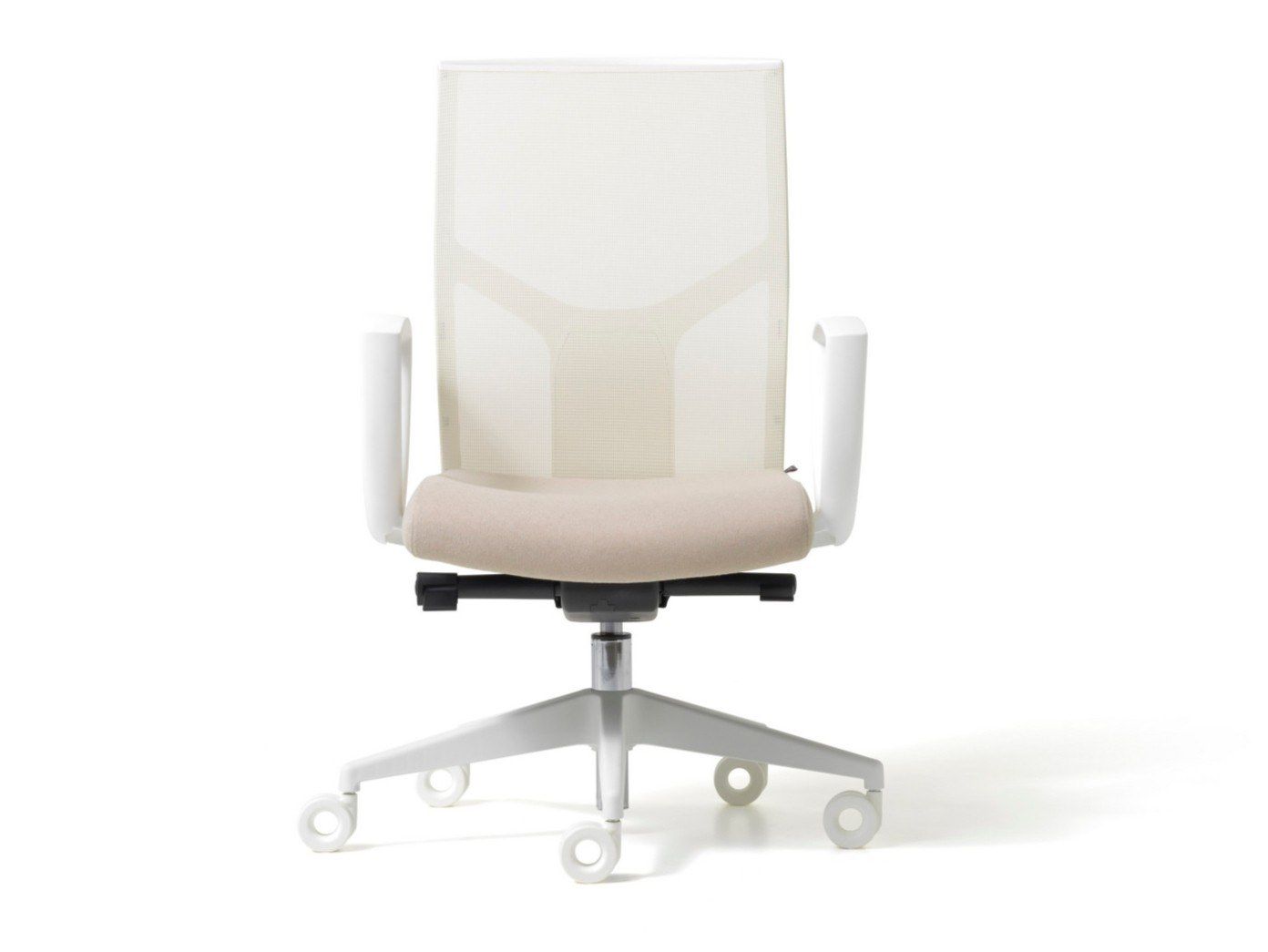 FIT Mesh office chair with armrests with 5Spoke base By Diemme
