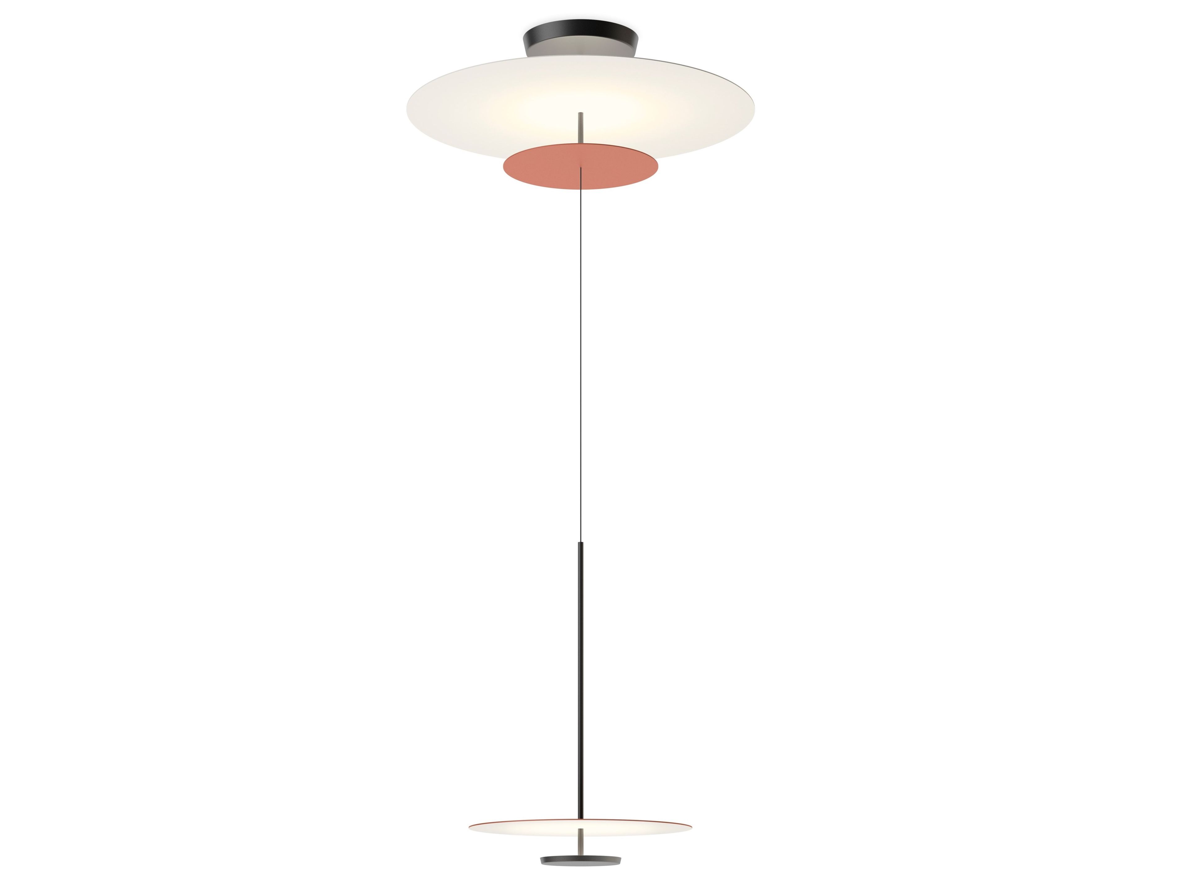 FLAT 5930 by Vibia - Lampada a sospensione a LED in metallo