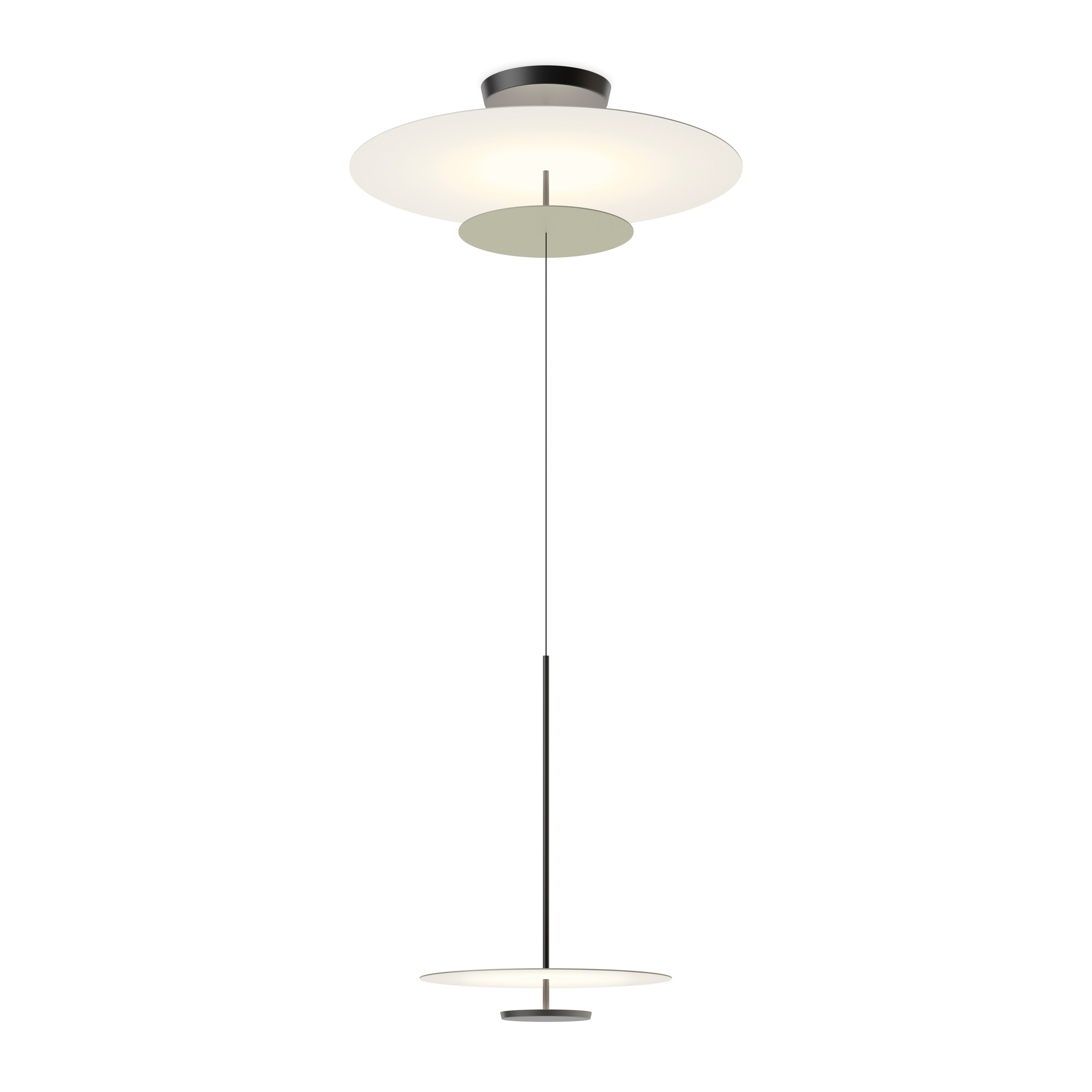 FLAT 5930 by Vibia - Lampada a sospensione a LED in metallo - 3