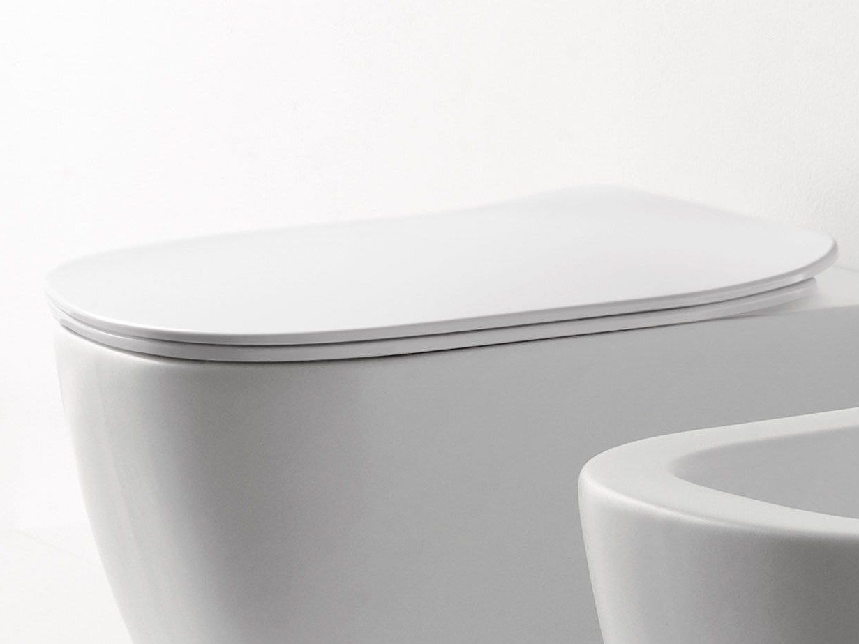 FLAT Toilet seat Resin toilet seat By Antonio Lupi Design design