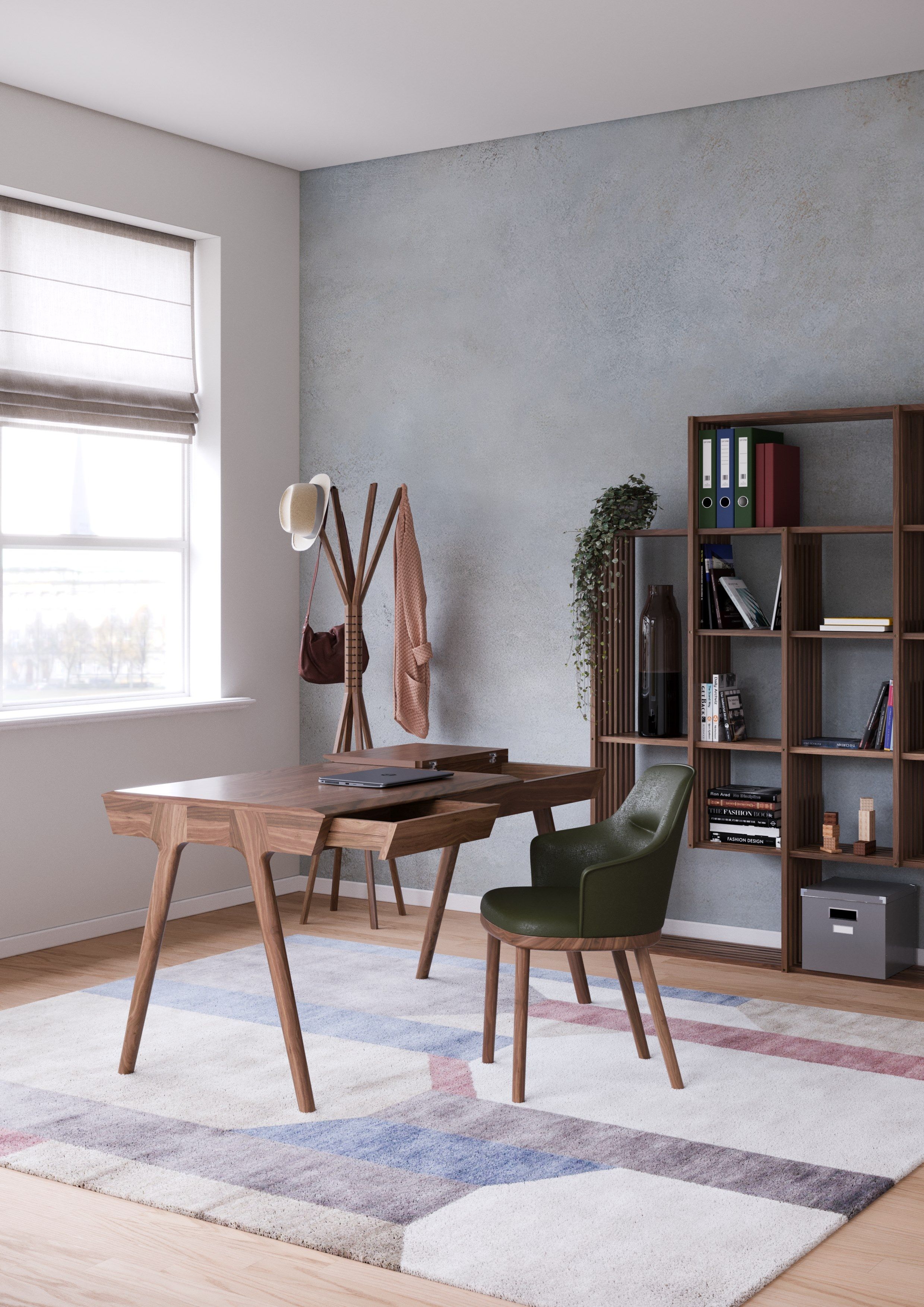 FLOAT Open freestanding modular bookcase By Wewood
