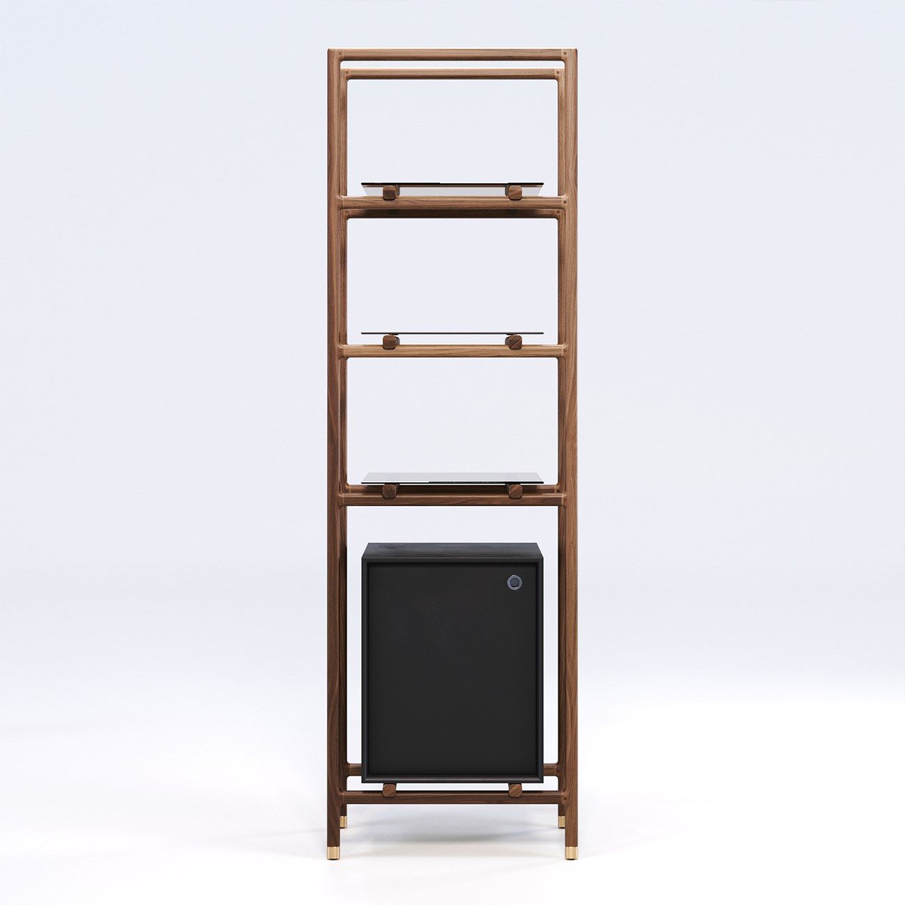 FLOAT Open freestanding modular bookcase By Wewood