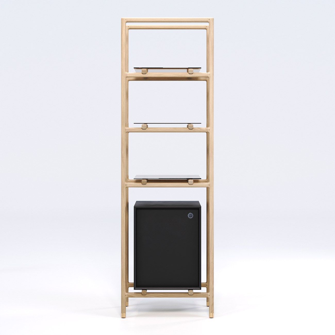 FLOAT Open freestanding modular bookcase By Wewood