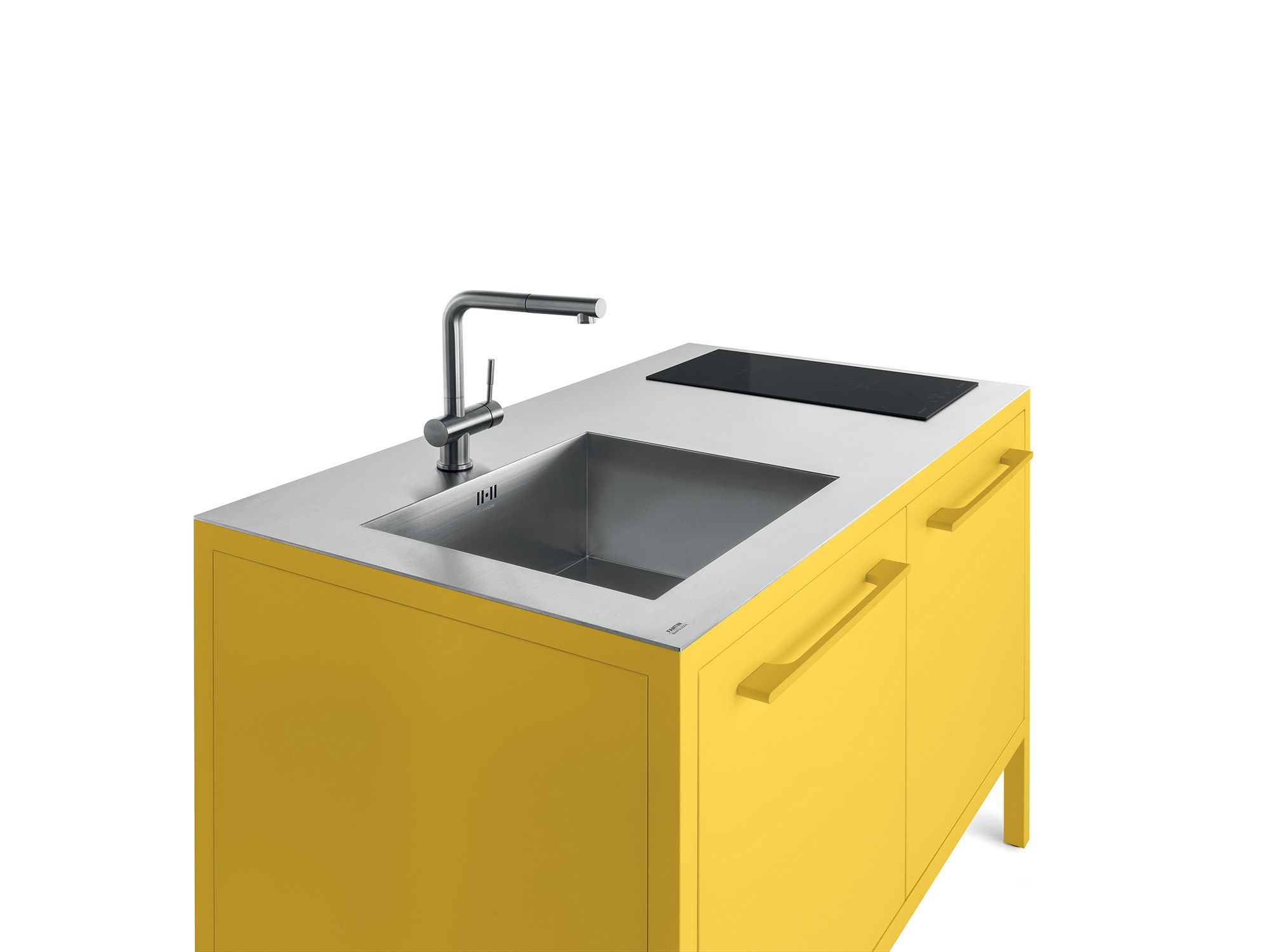 FRAME KITCHEN 2 UNITS by Fantin - Minicucina in metallo da interno e da esterno - 8