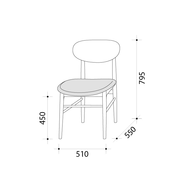 FRED Chair By Lema | design Norm Architects