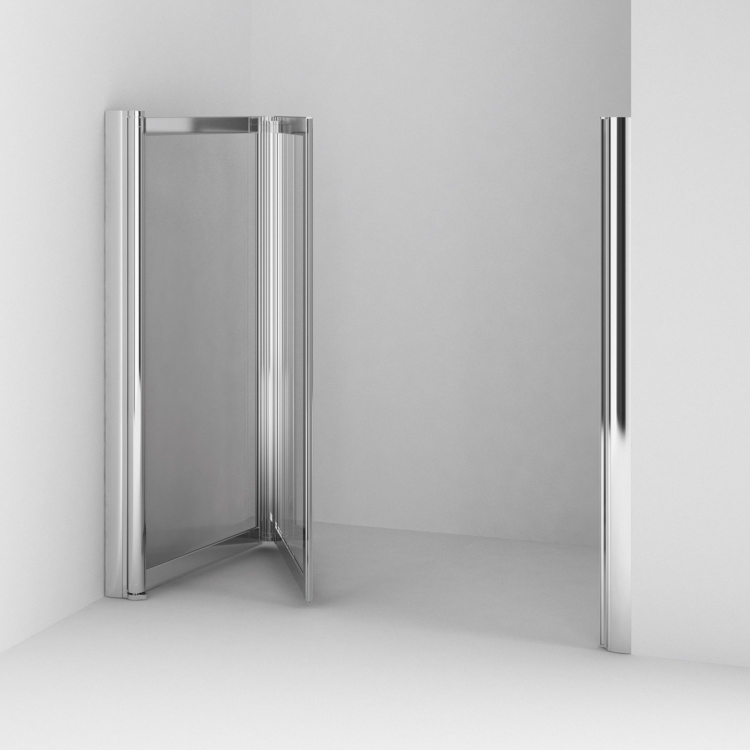 Corner shower cabin with folding door FREE 3 2AS Free Collection By