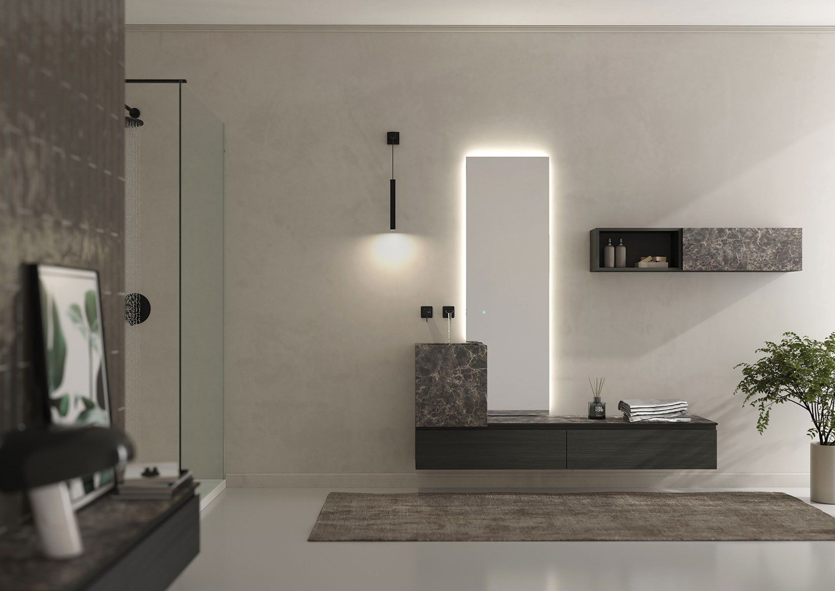 FREEDOM FL10 Vanity unit By LEGNOBAGNO