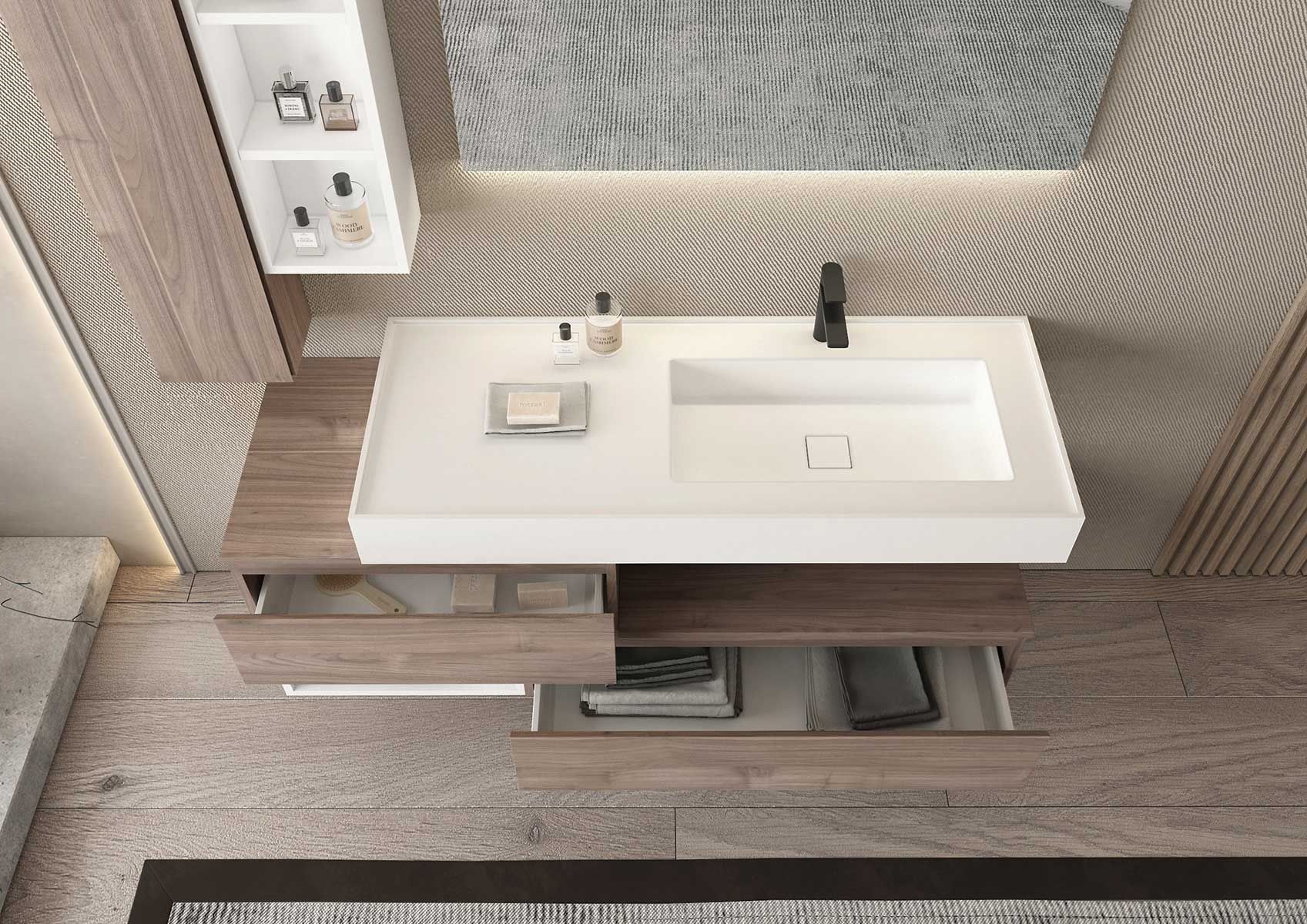 FREEDOM FL18 vanity unit By LEGNOBAGNO