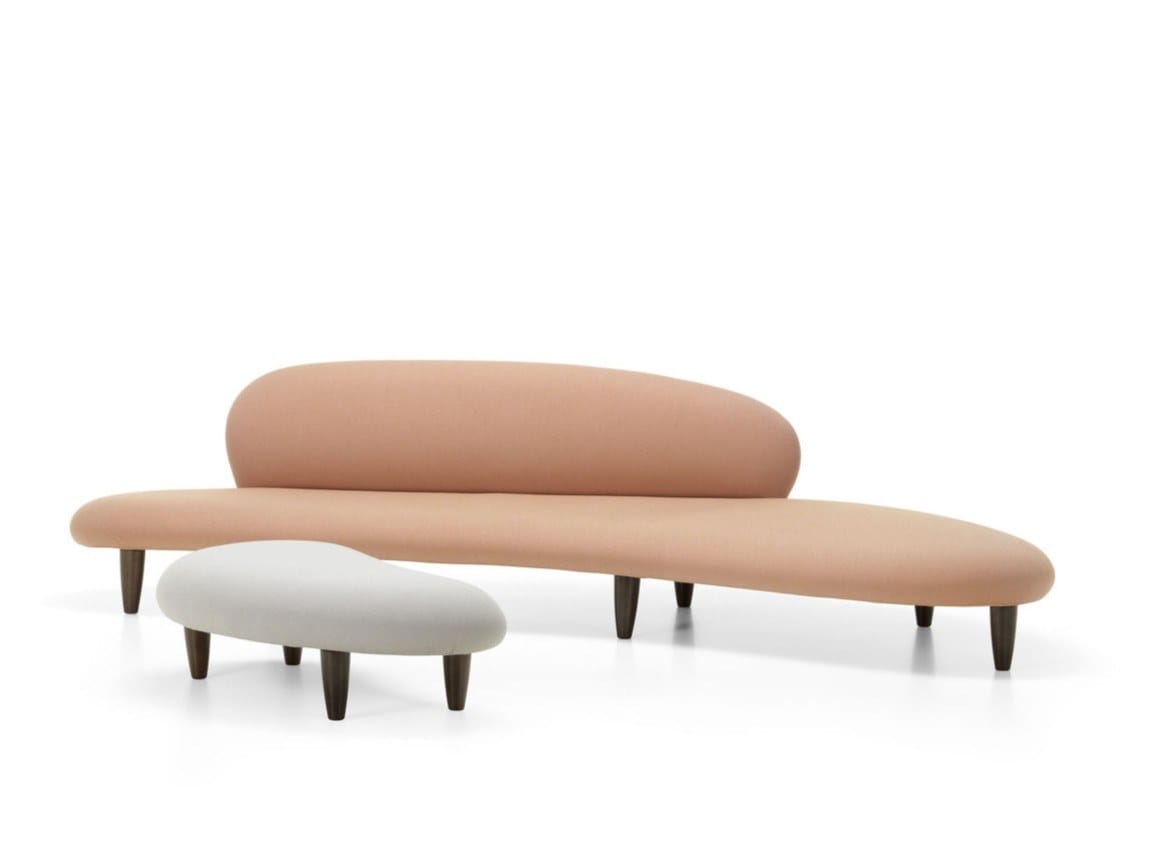 FREEFORM SOFA Fabric sofa By Vitra design Isamu Noguchi