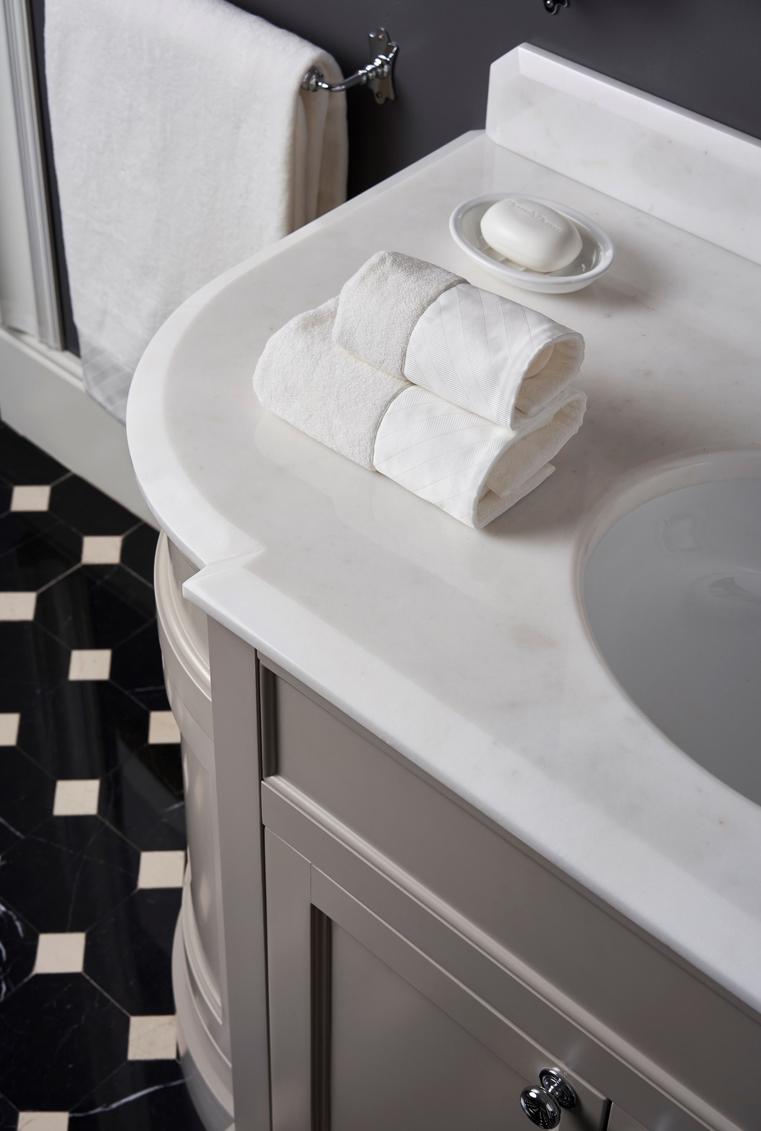 FRETTE by Devon&Devon - Asciugamano ospite in spugna di cotone - 2