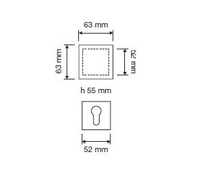 Dimensioni FRIDA | Pomolo per porta