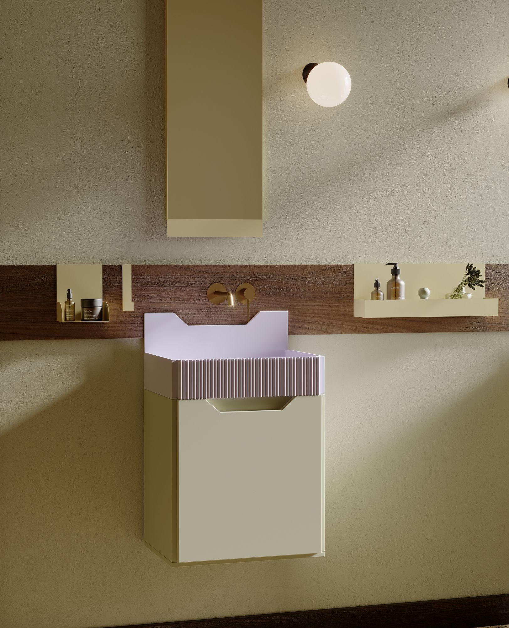 FRIEZE by Ex.t - Specchio bagno rettangolare da parete - 6