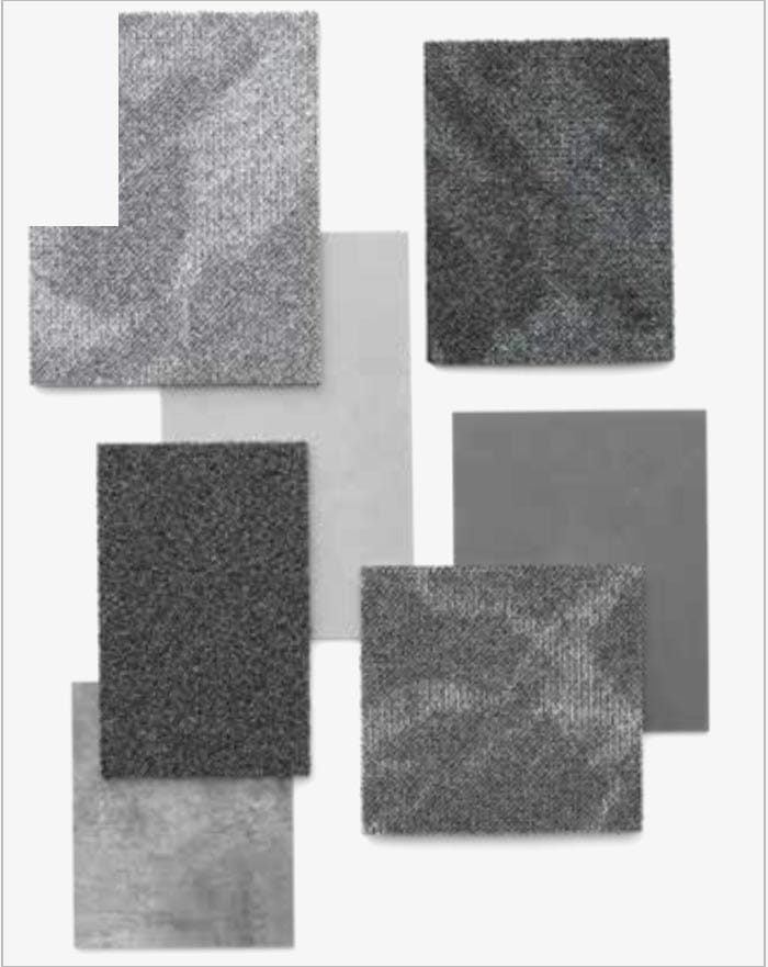 DESSO: Resonance - Rock | iD SQUARE Patina Dark Anthracite - Vintage Zinc Dark Grey - Vintage Zinc Metallic