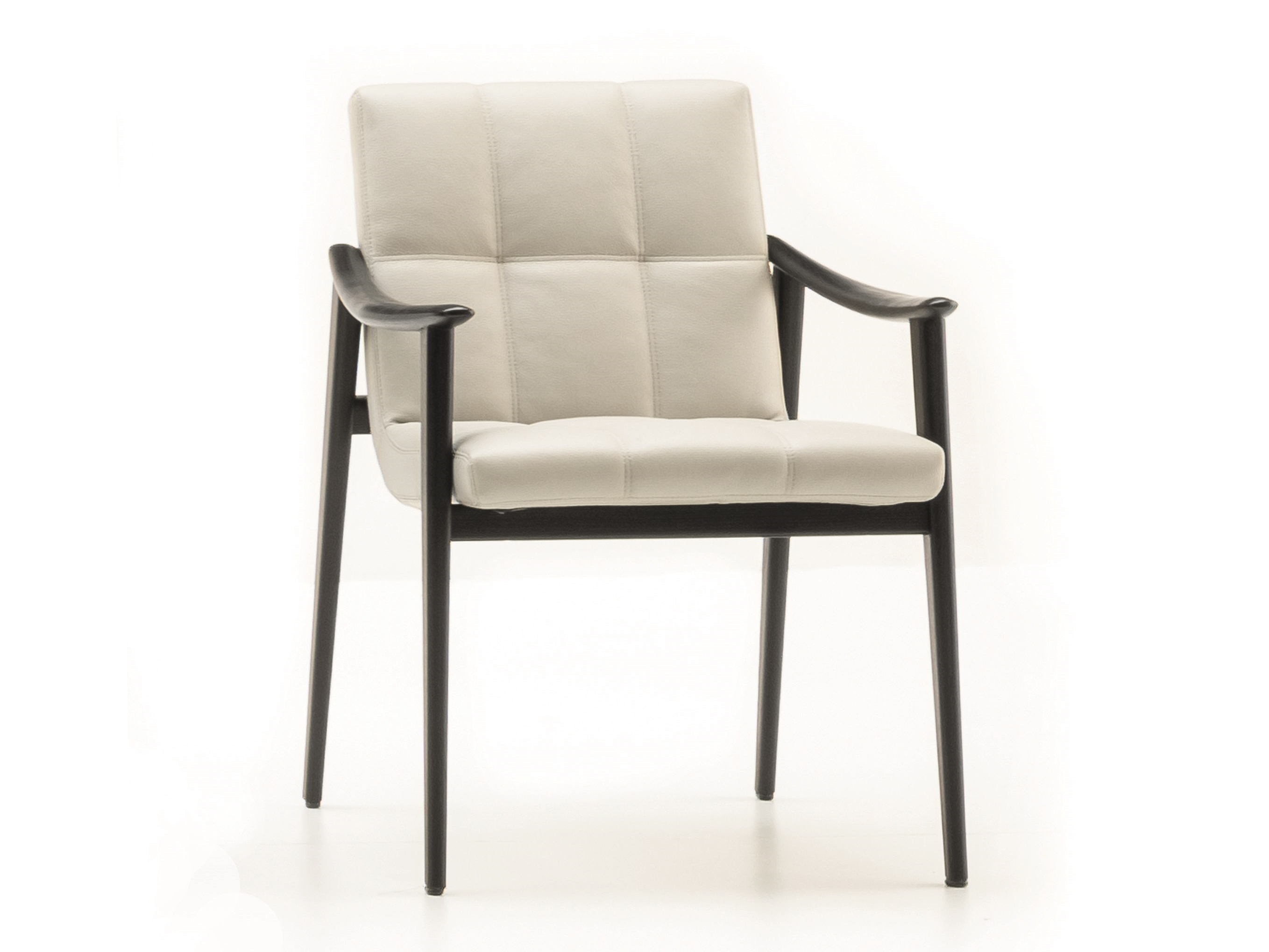FYNN Upholstered chair with armrests By Minotti | design GamFratesi