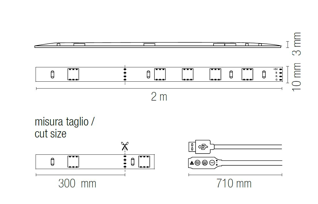 Led Light Surround SURROUND LED strip light By Fan Europe Lighting