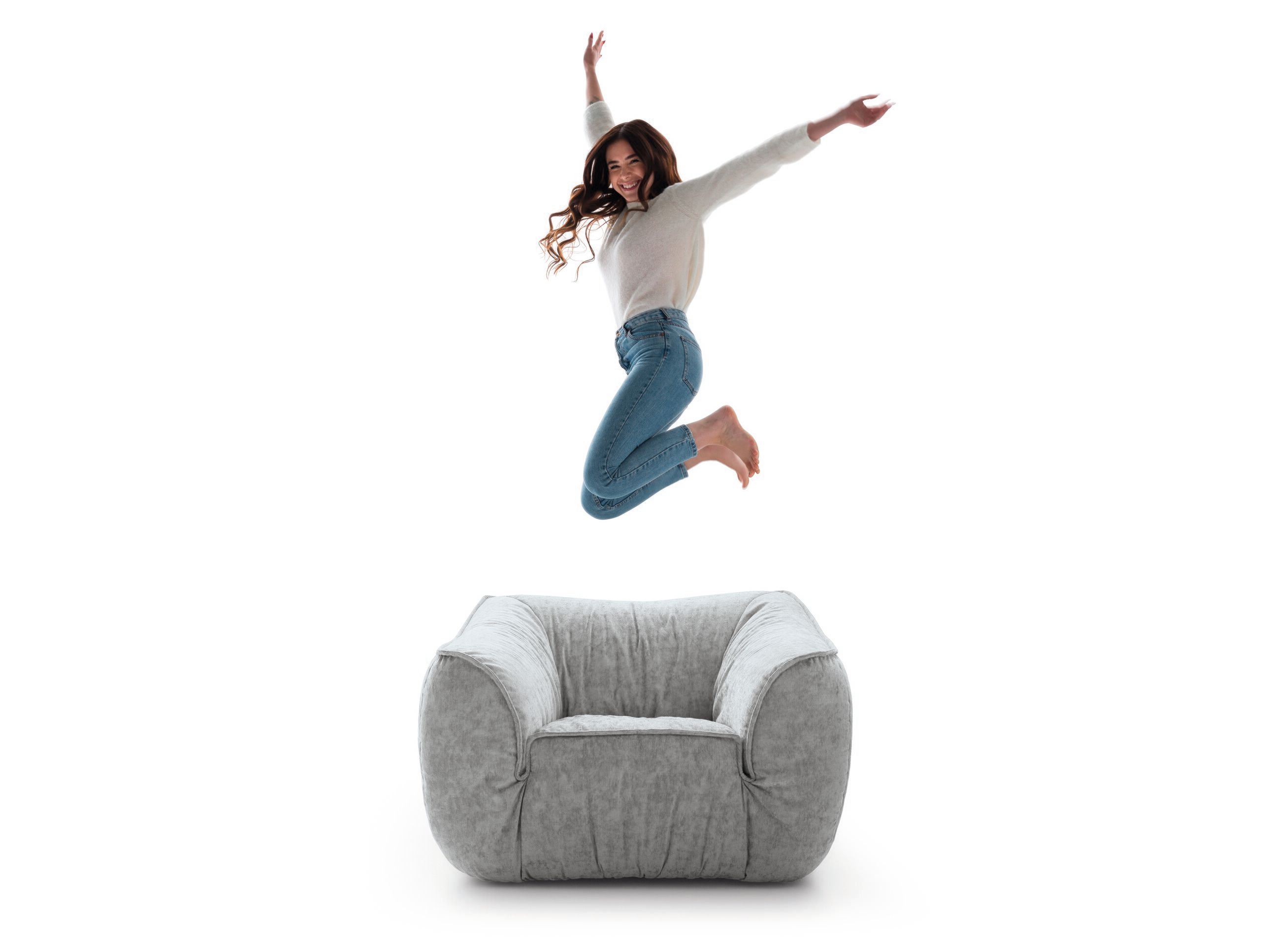 FLOAT by Felis - Poltrona in tessuto con braccioli - 4