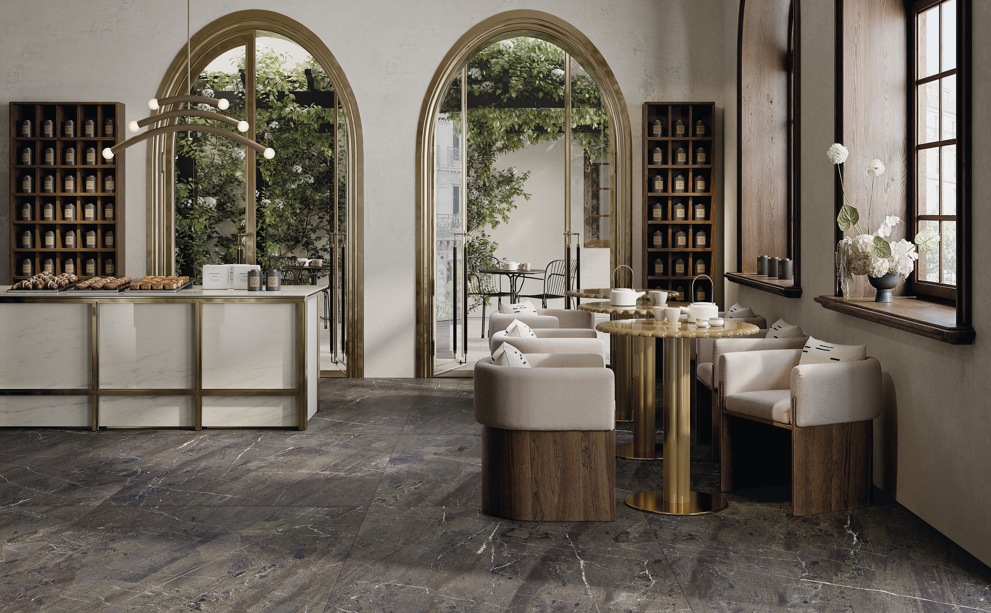 MARBLE LAB - BRECCIA IMPERIALE Pavimento/rivestimento effetto marmo By ...
