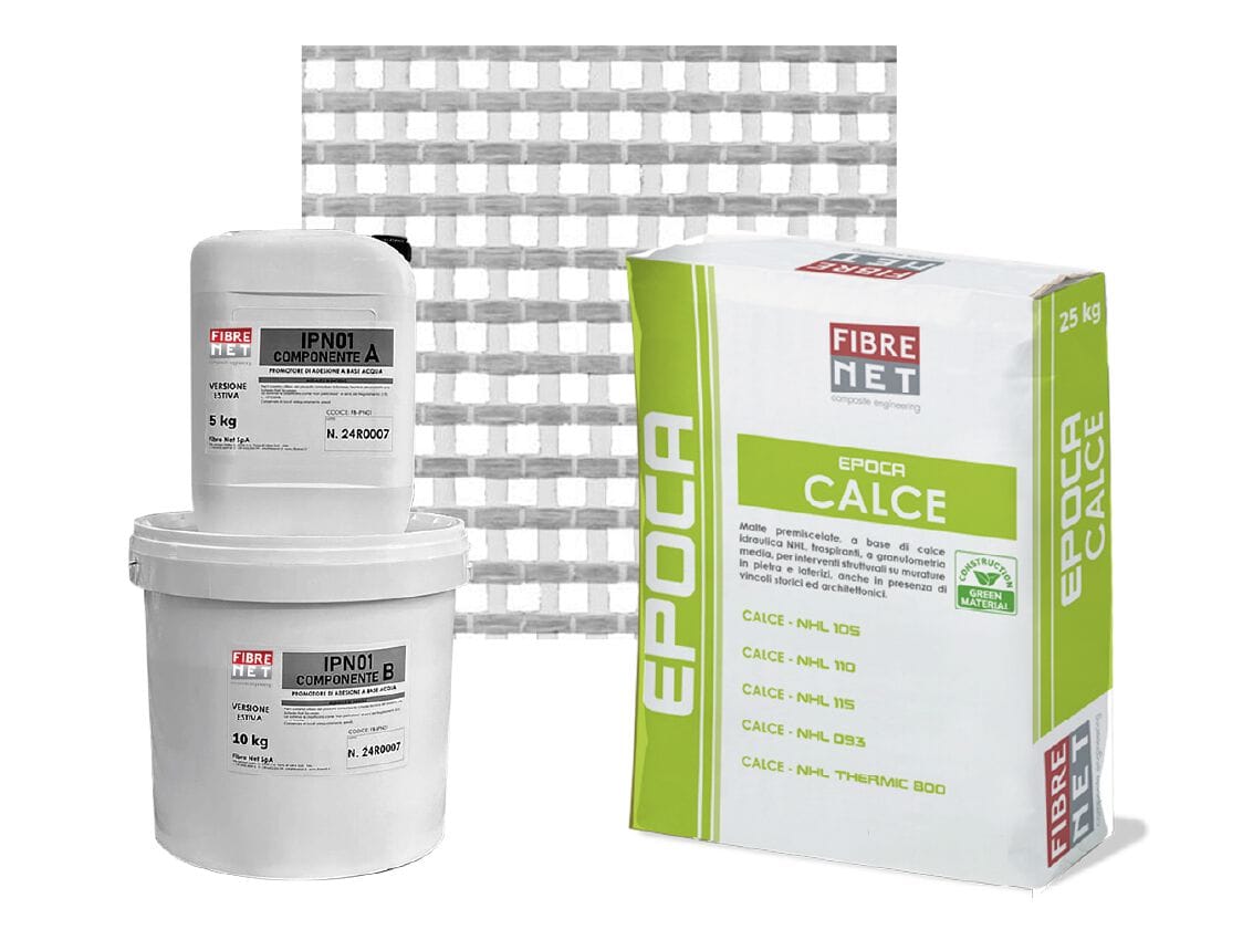 C-MATRIX G220N15-M by Fibre Net - Sistema di rinforzo FRCM 