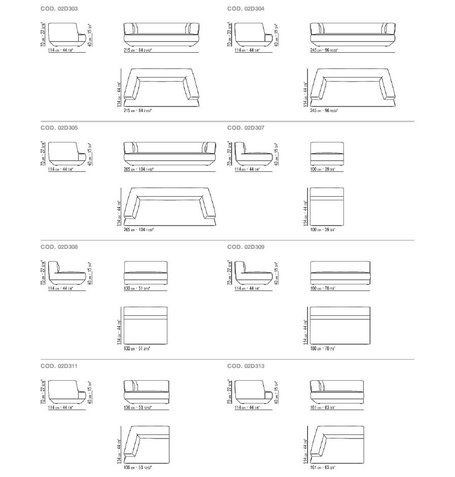 Dimensioni LOUNGESCAPE