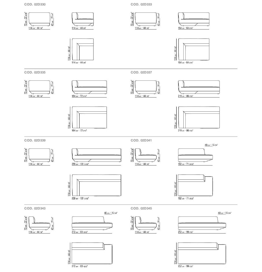 Dimensioni LOUNGESCAPE
