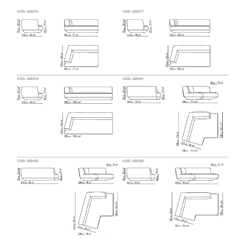 Dimensioni LOUNGESCAPE