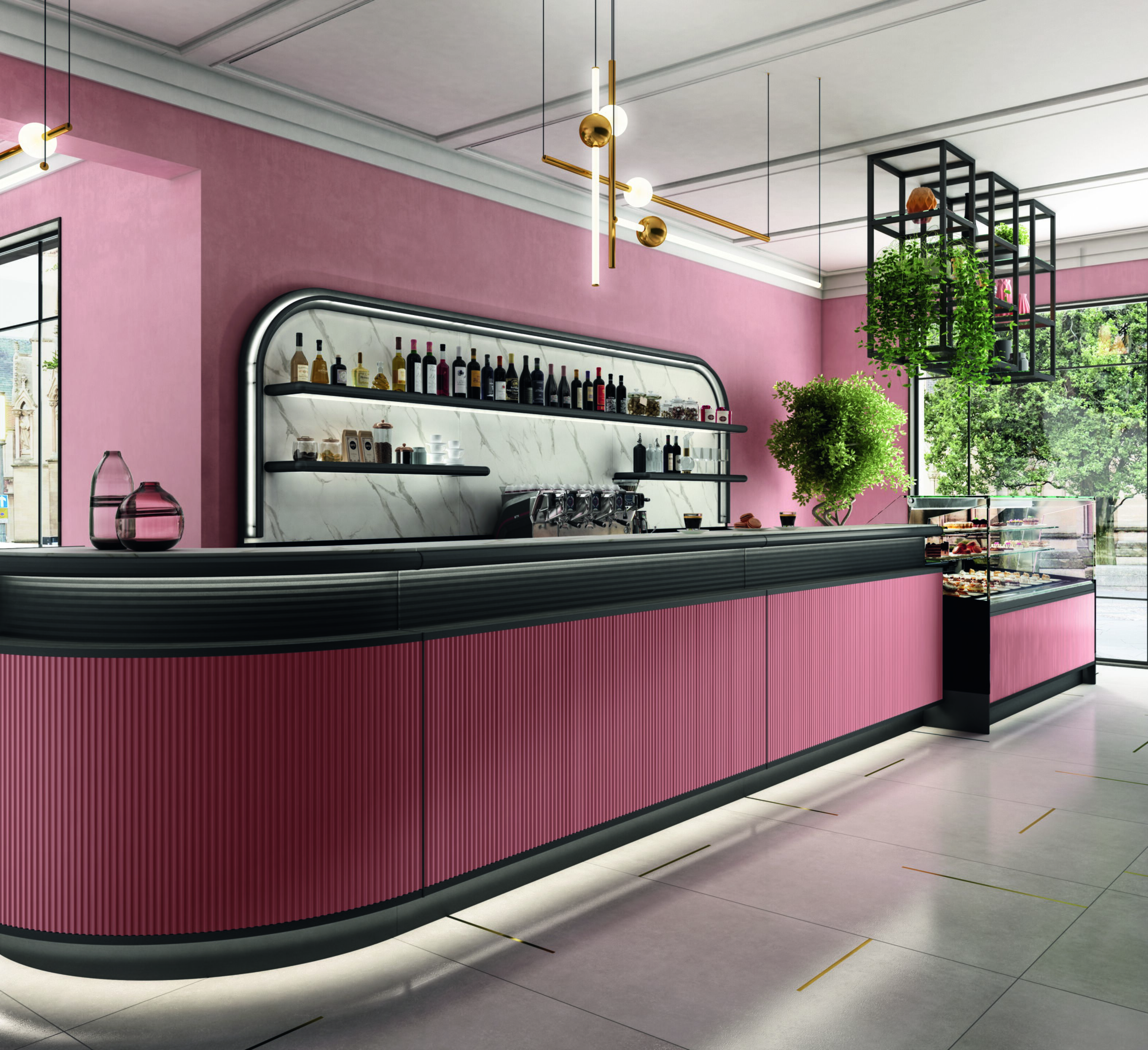 CARLTON Barra de bar By Frigomeccanica