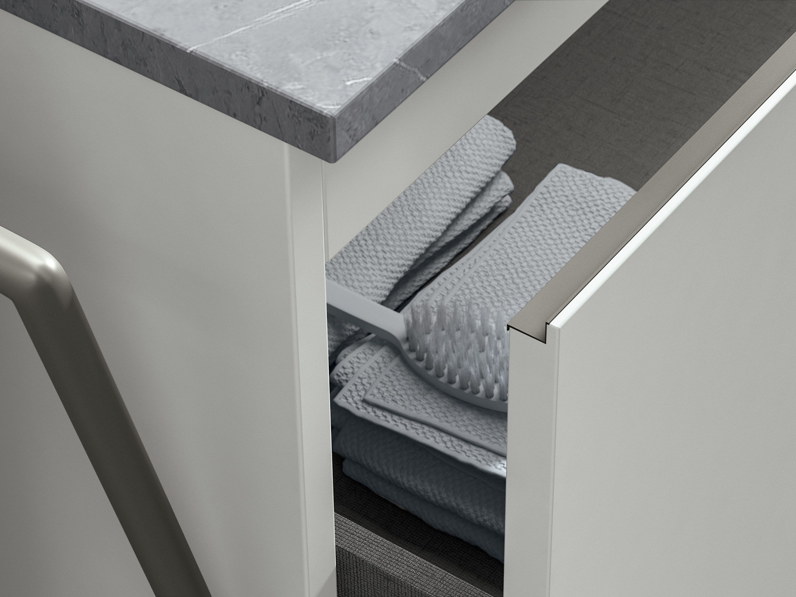 GALAXY 06 by BMT - Mobile lavabo doppio con specchio - 3