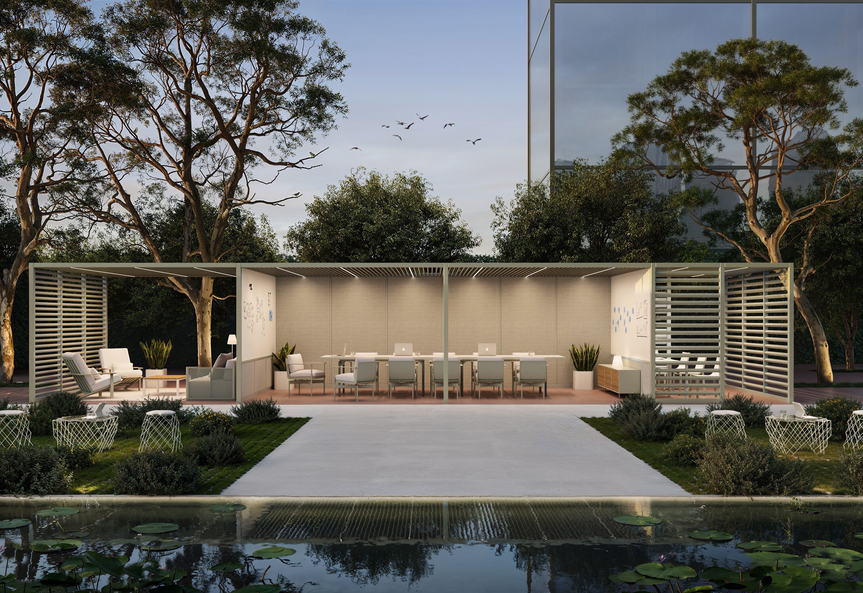 FLEX by GANDIABLASCO - Pergola in alluminio e legno - 2