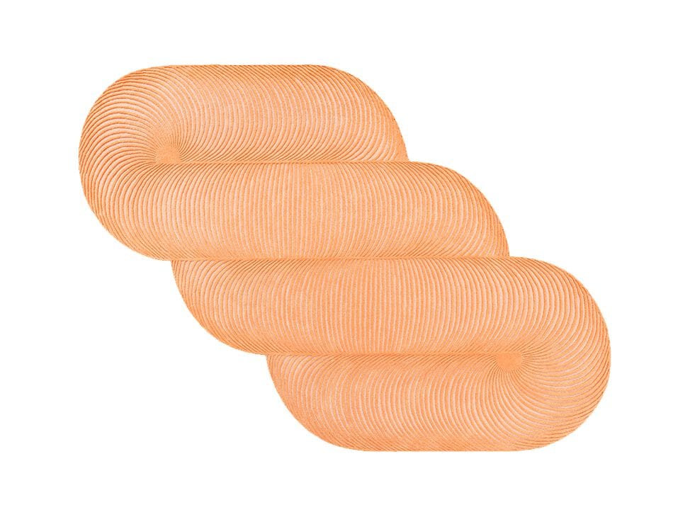 GIRO PEACH Rug By GAN | design MUT Design Studio