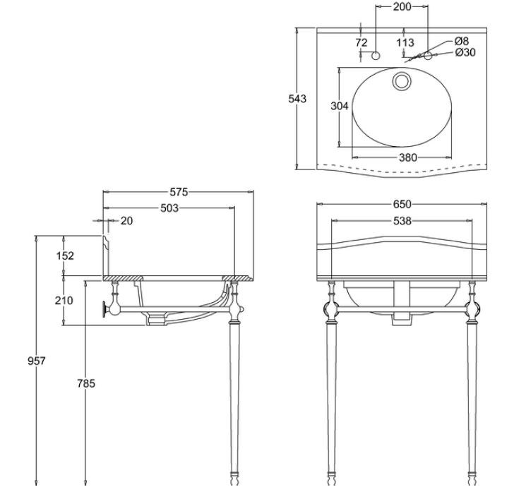 VINGLI Lavello Portatile Con Pompa A Pedale - Serbatoio 45L, Carrello Con Ruote E Porta Asciugamani - 4