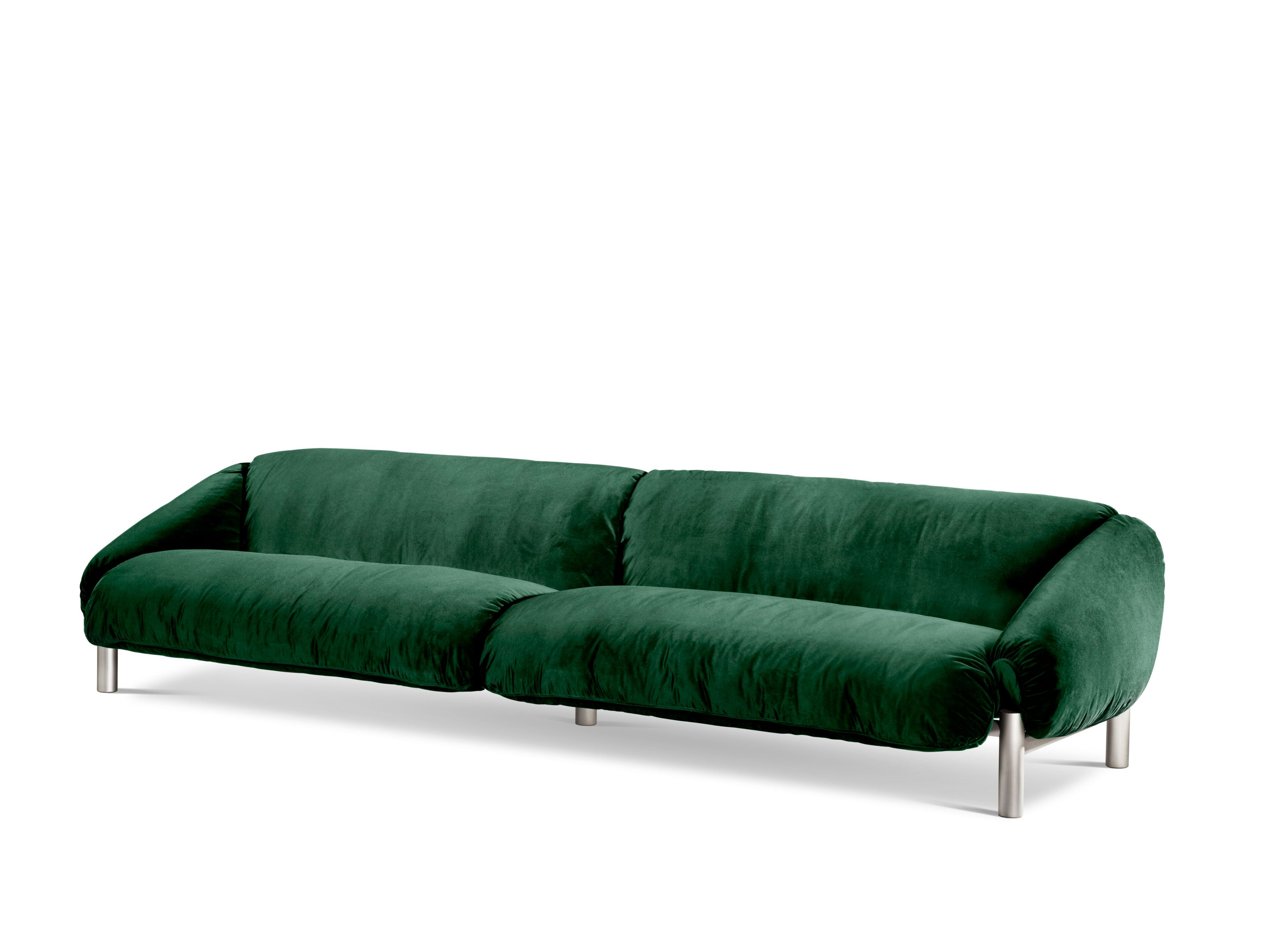 FLO by GHIDINI1961 - Divano in velluto a 4 posti