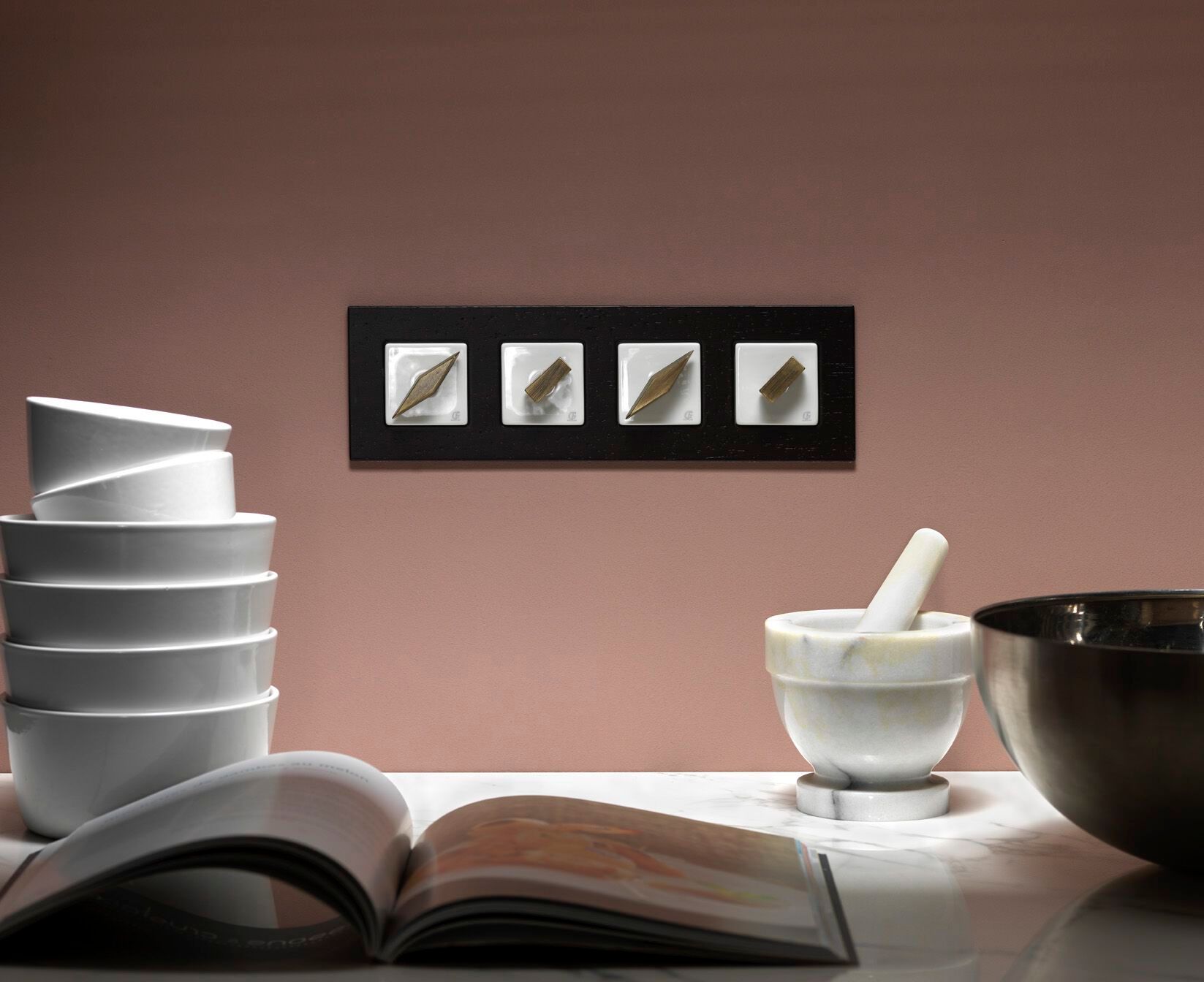 ARREDA QUADRATA by GI Gambarelli - Serie civile in porcellana - 9