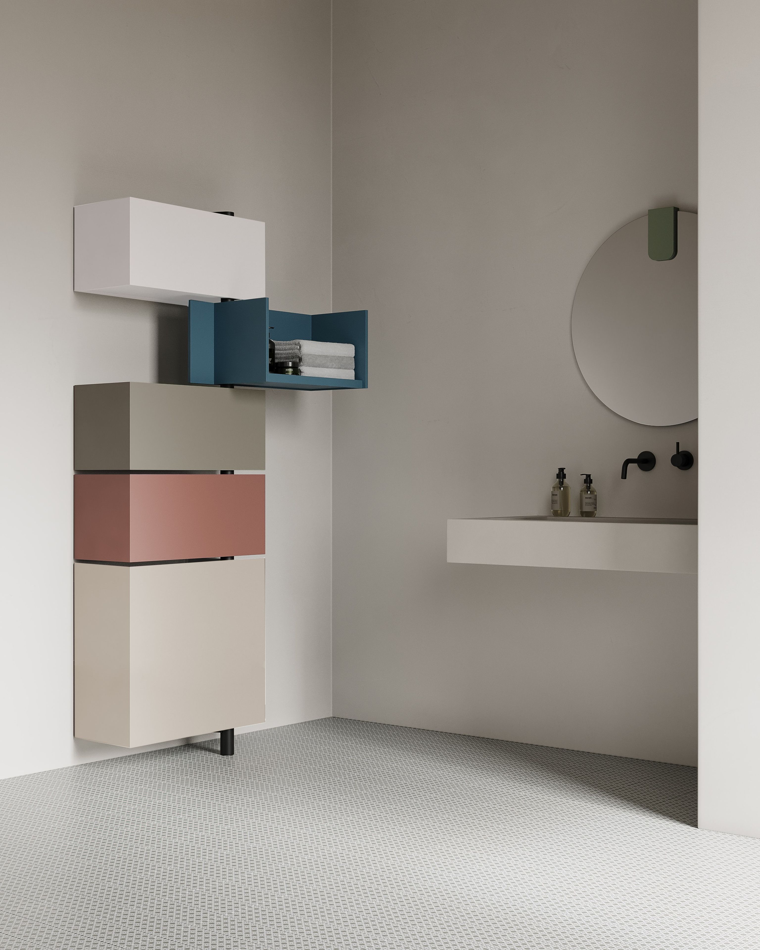 GIRALOT by SCULPTURES JEUX - Mobile bagno / mobile da ingresso - 31