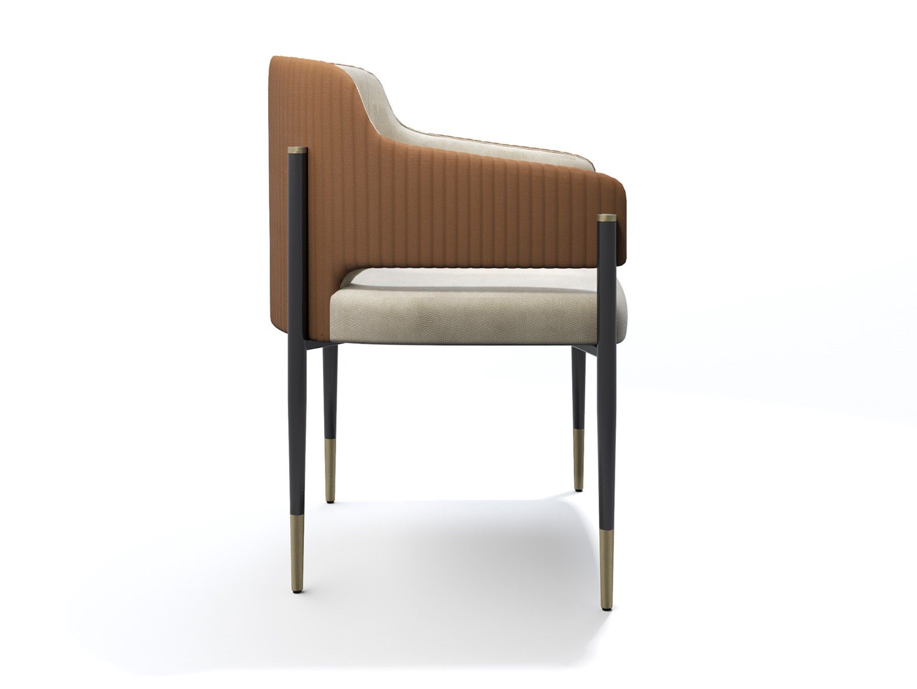 GIULIETTE by Capital Collection - Sedia imbottita in tessuto con braccioli - 5