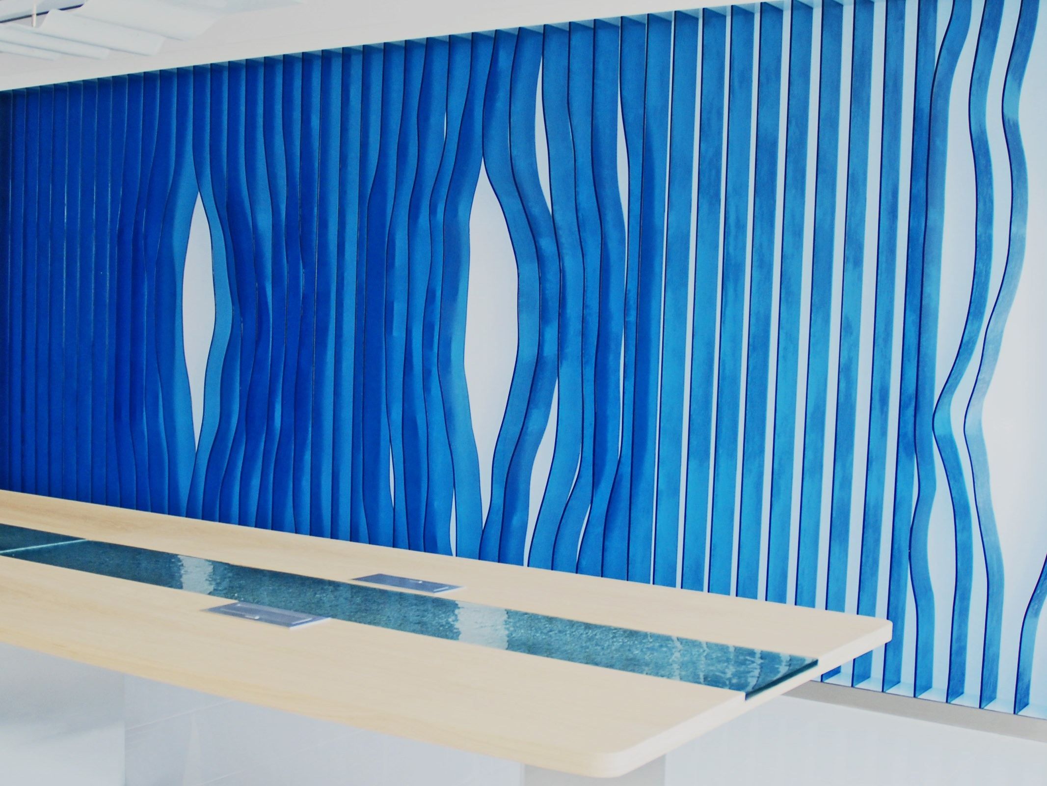 Glass room divider GLASS WALL By Baranska Design