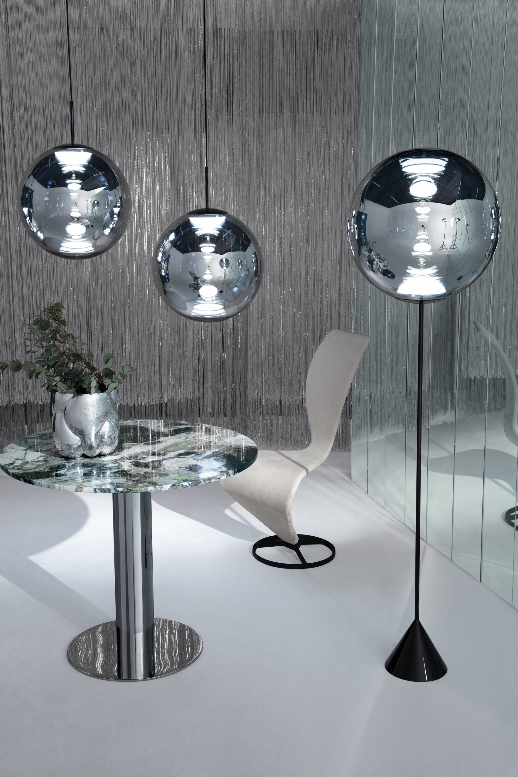 GLOBE CONE | Floor lamp Globe Collection By Tom Dixon design Tom Dixon