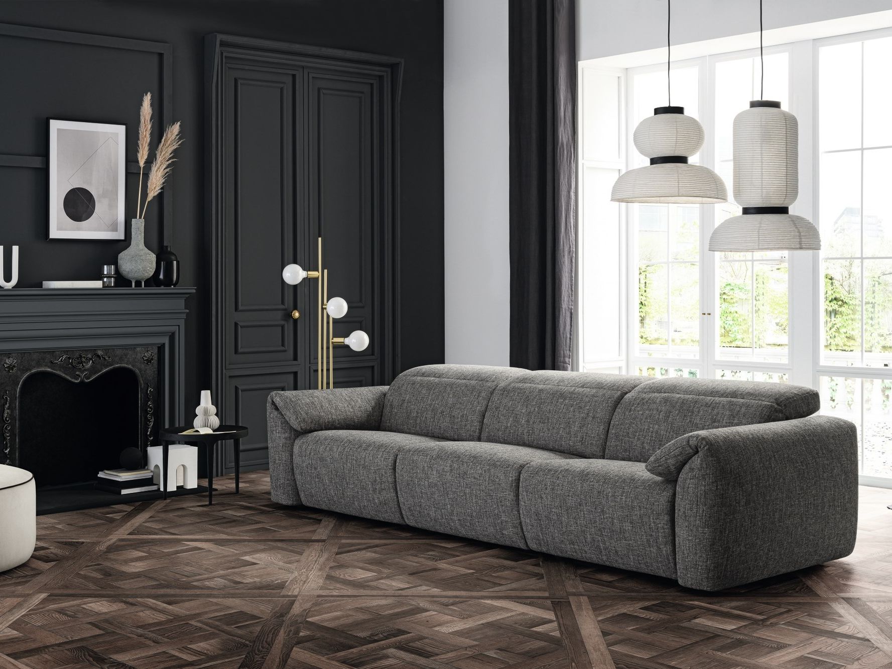 GLOVE 3 seater sofa Softliving Collection By Felis design Gianluca Marcon