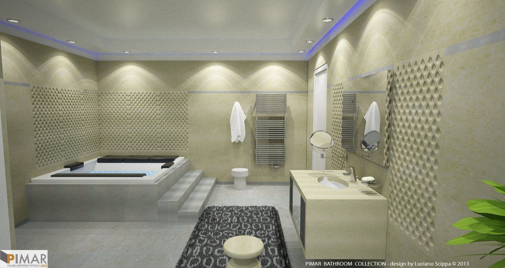 GOCCIA by PIMAR - Rivestimento in pietra leccese per interni - 4