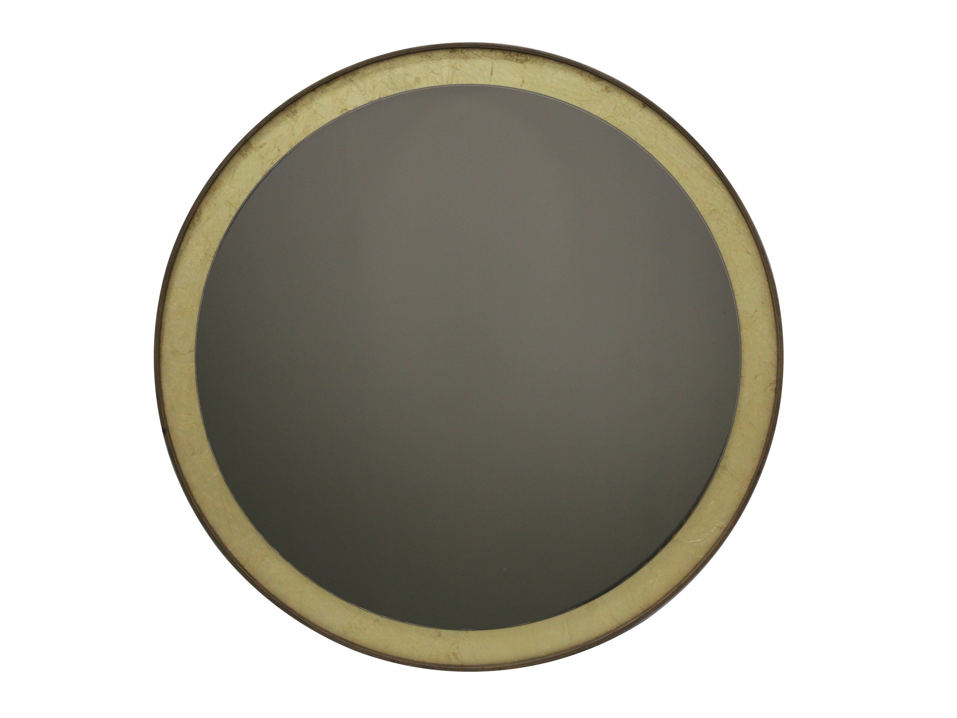 GOLD LEAF Round mirror By Notre Monde design Dawn Sweitzer