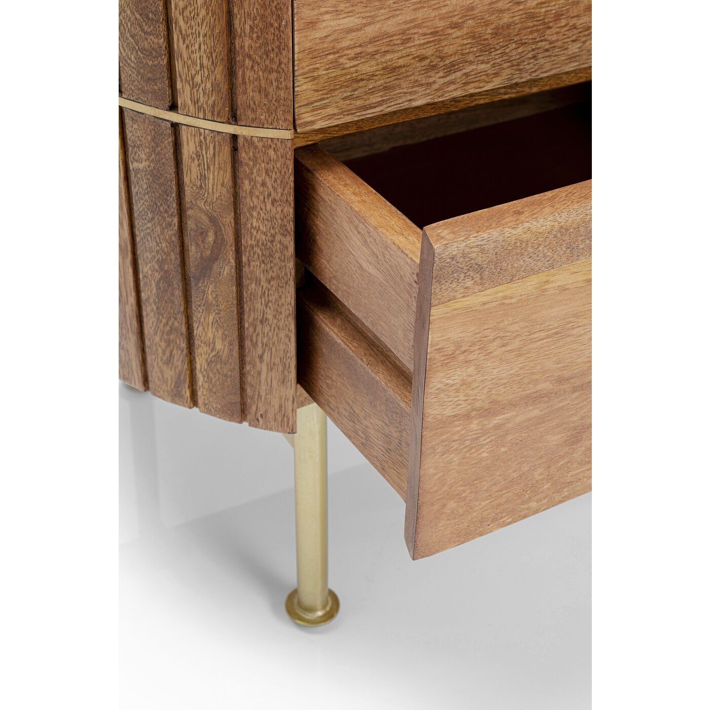 GRACE Solid wood bedside table with drawers By KARE Design