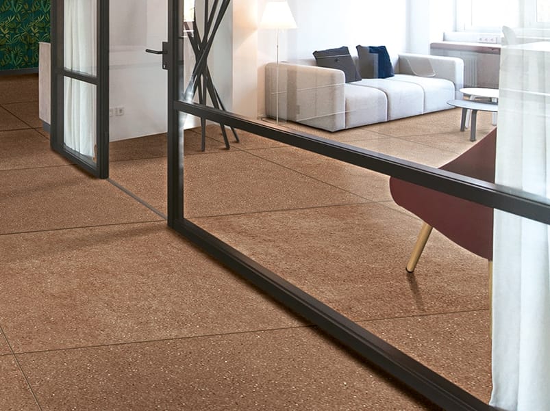 GRAINED by Terratinta Ceramiche - Pavimento in gres porcellanato effetto cemento