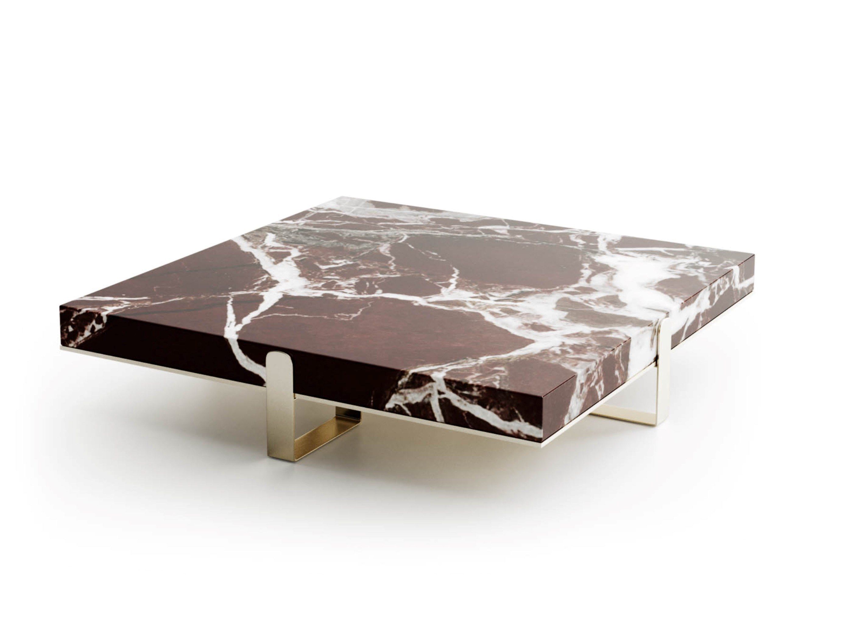 GRAND .23-Q by Capital Collection - Tavolino basso quadrato in marmo - 7