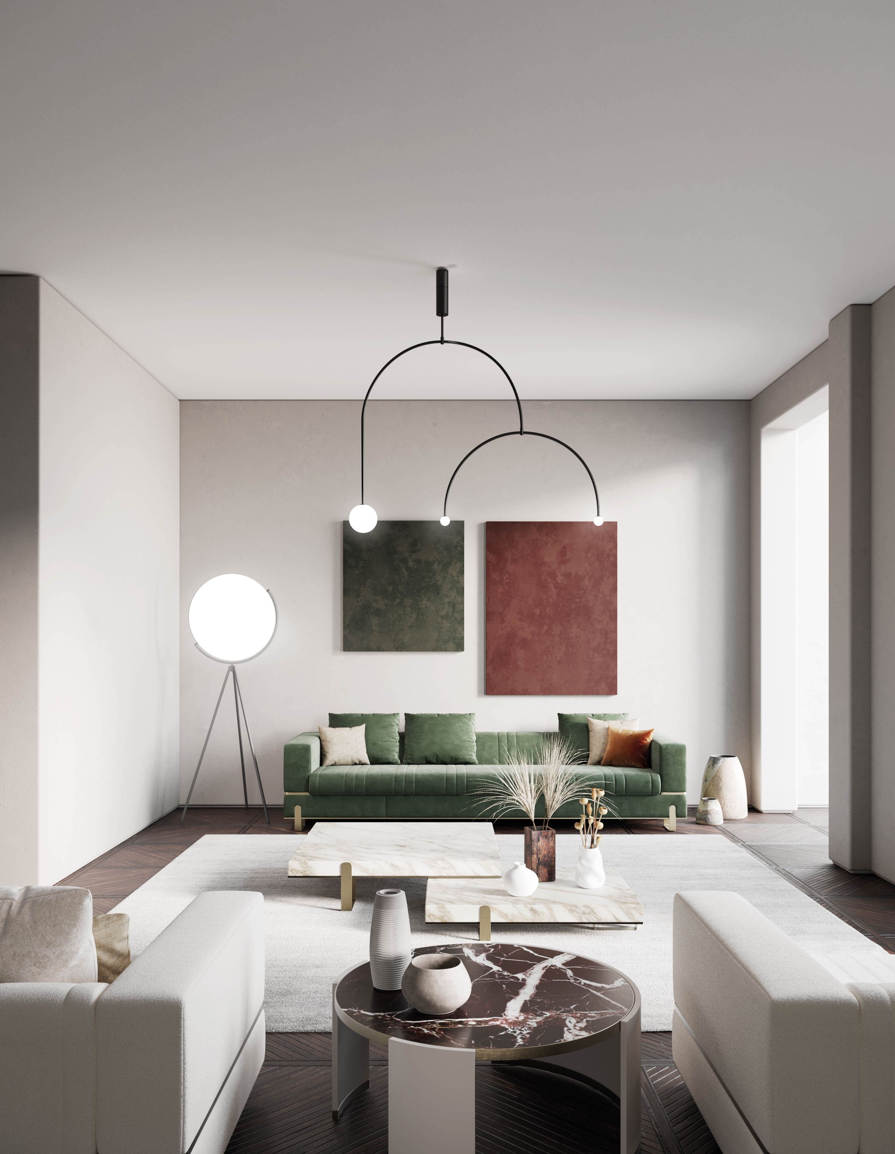 GRAND .23-Q by Capital Collection - Tavolino basso quadrato in marmo - 11