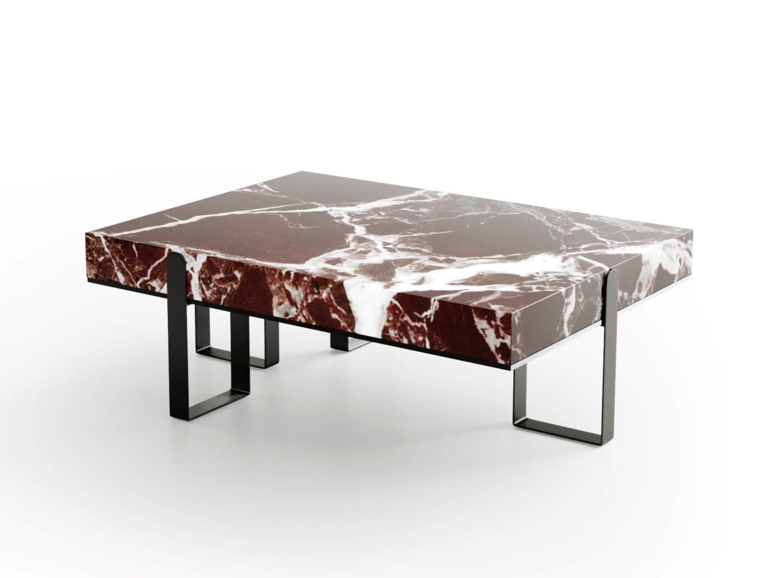 GRAND .23-R by Capital Collection - Tavolino basso rettangolare in marmo - 8