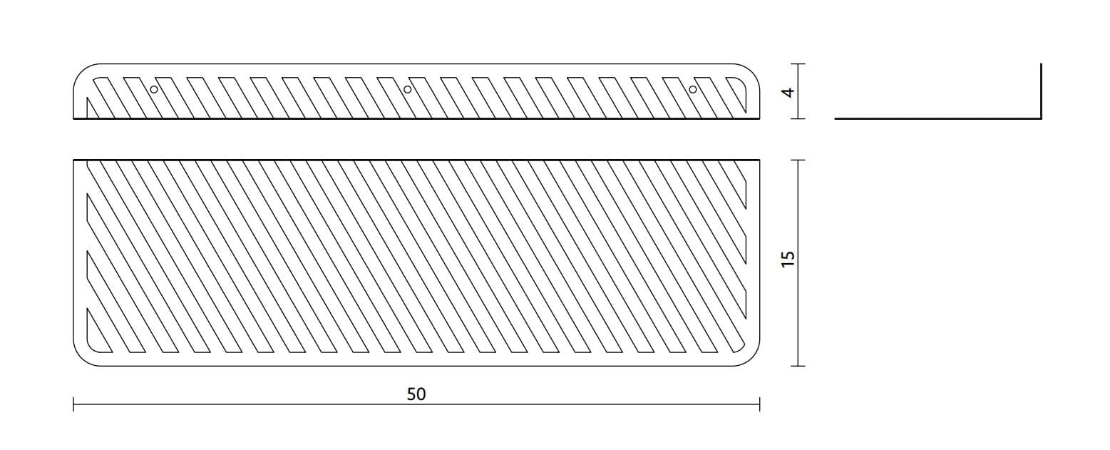 GRID WALL SHELF 01 Wall shelf By weld & co