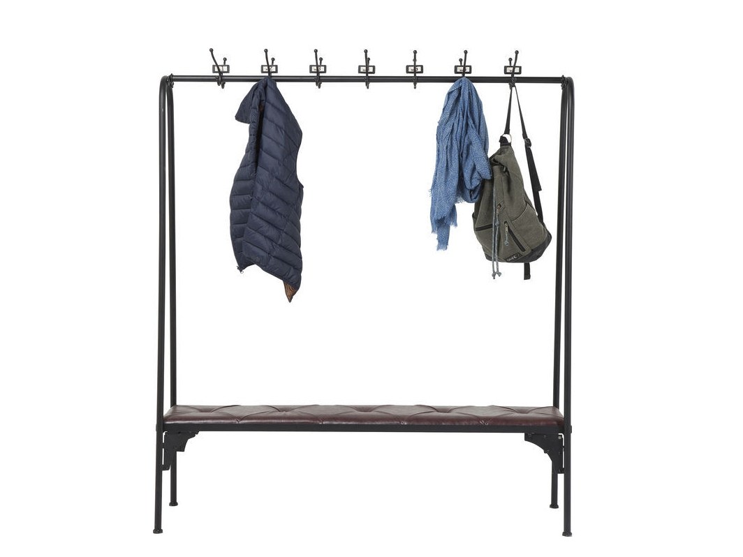 Steel coat rack / hallway unit GYM BENCH By KARE-DESIGN
