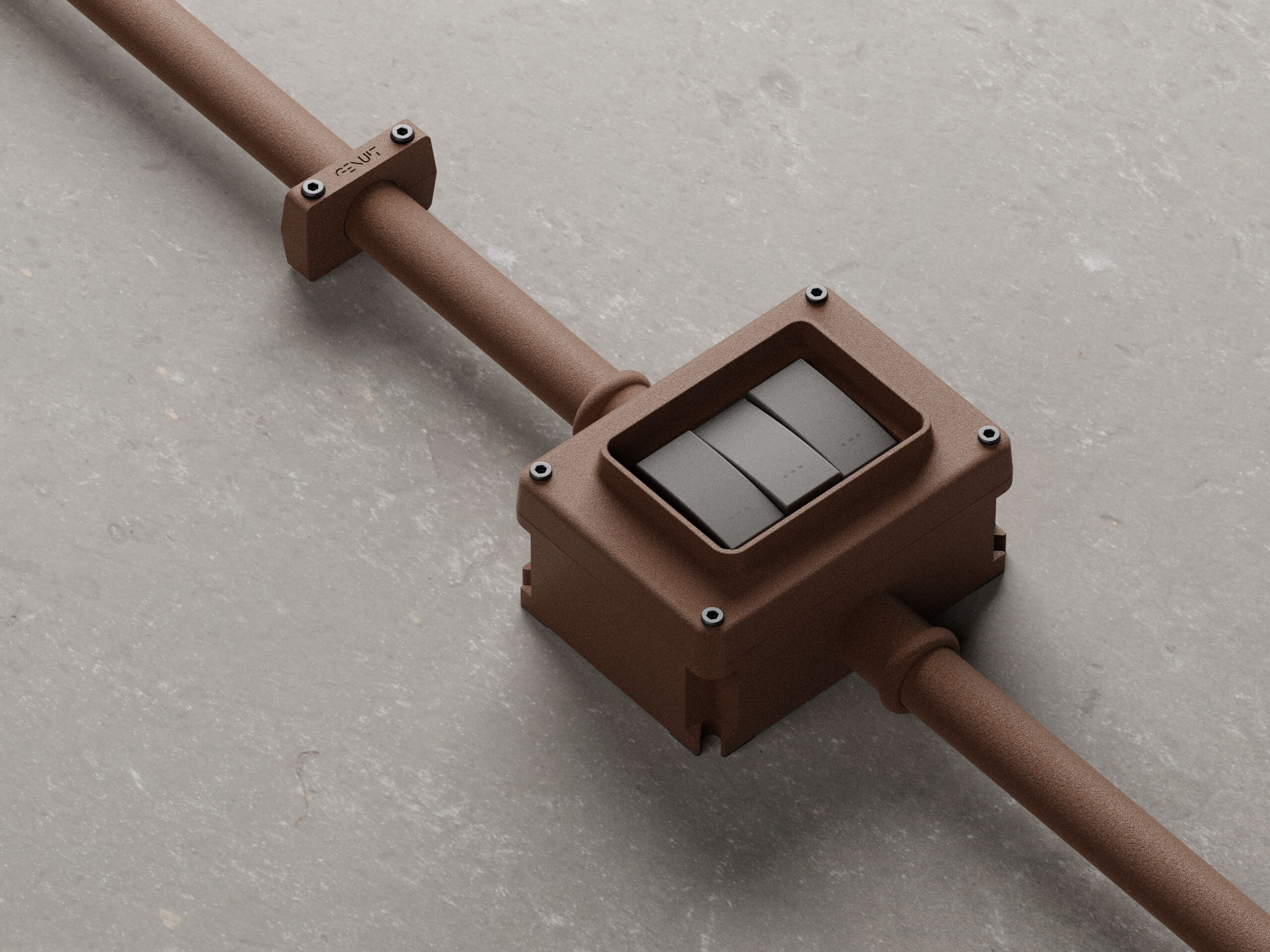 WALLBOX 2 VIE GRAPHITE Cassetta Per Impianto Elettrico By Genuit - Foto 6