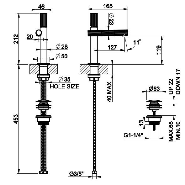 Dimensioni INCASTRI PF75051