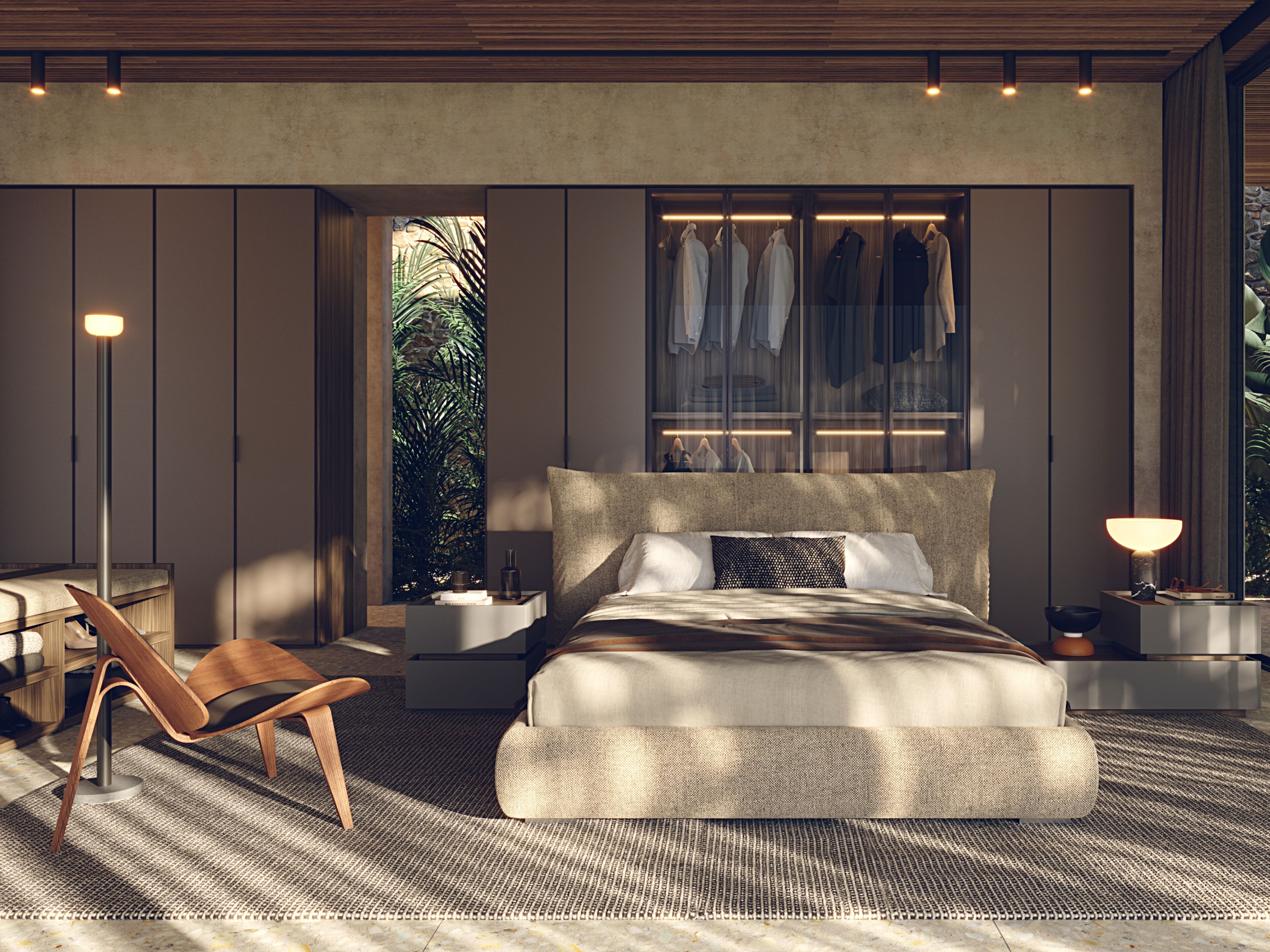 C01 Wooden bedroom set By Giessegi