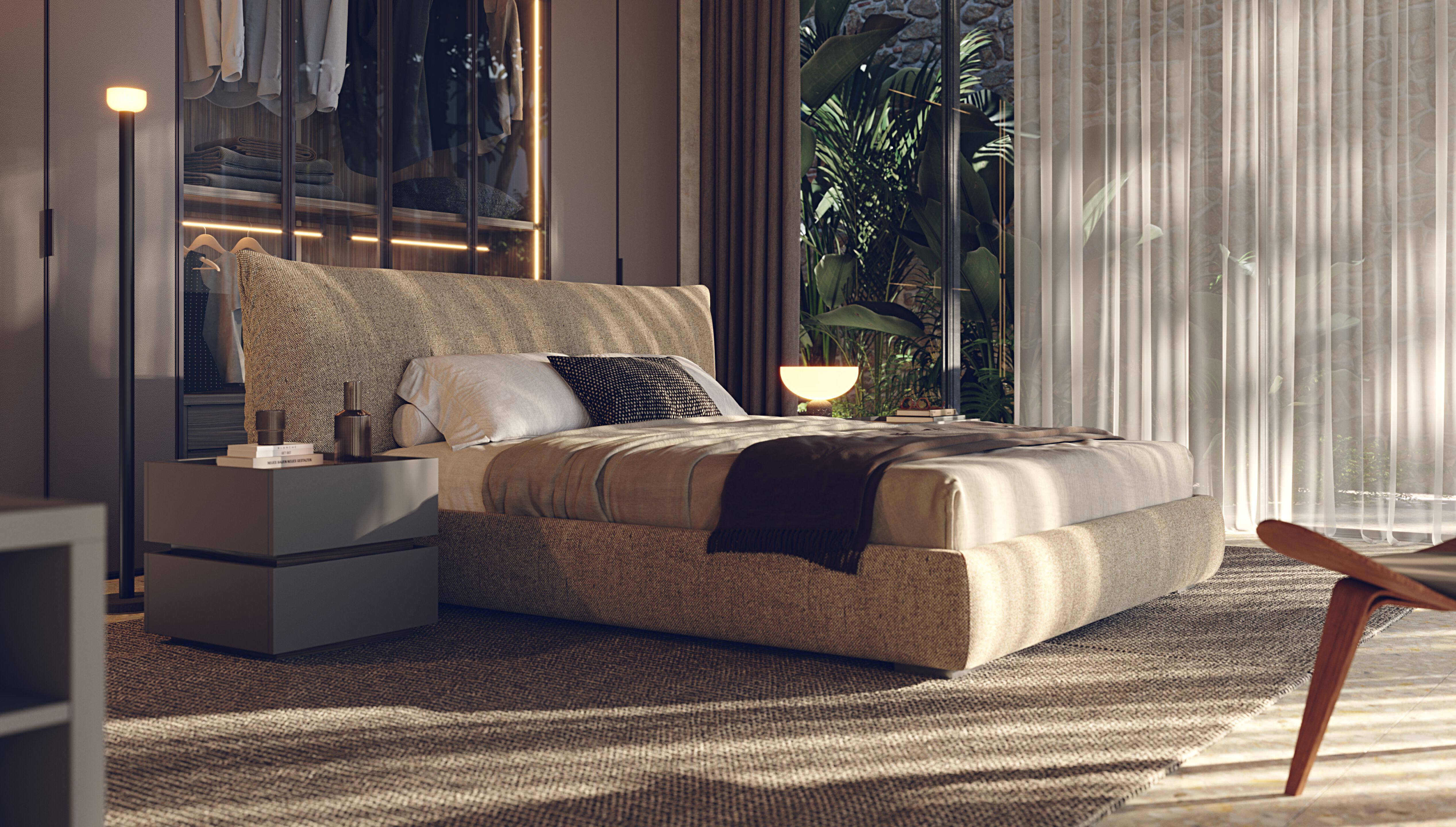 C01 Wooden bedroom set By Giessegi